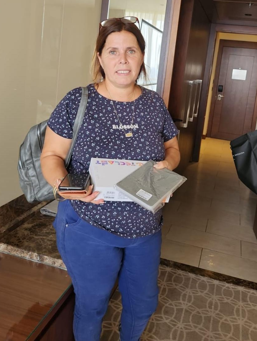 תרומת טאבלטים לילדי העוטף